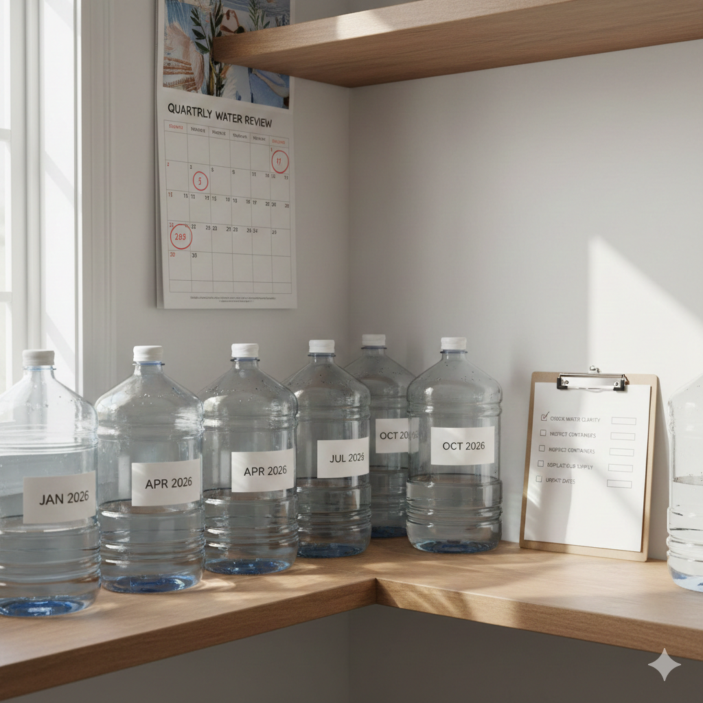 water storage checks