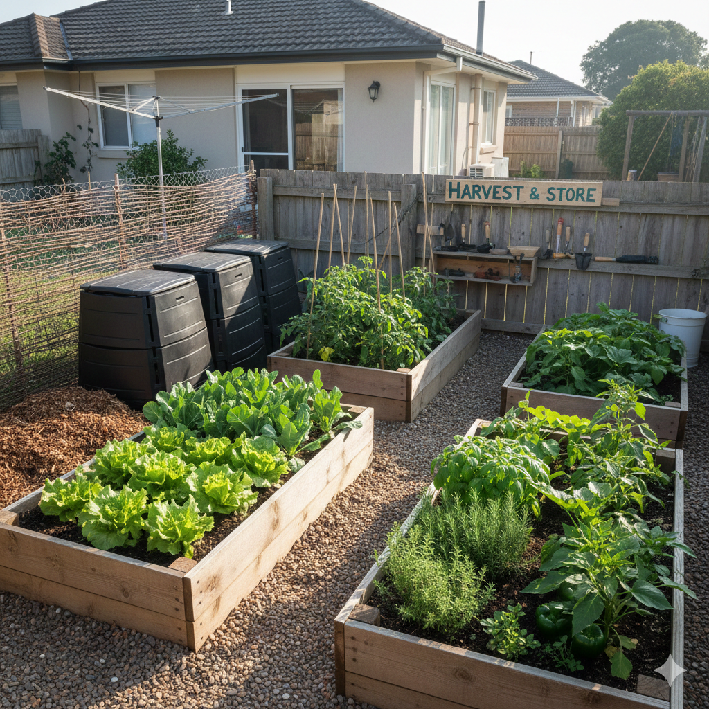 budget prepping garden