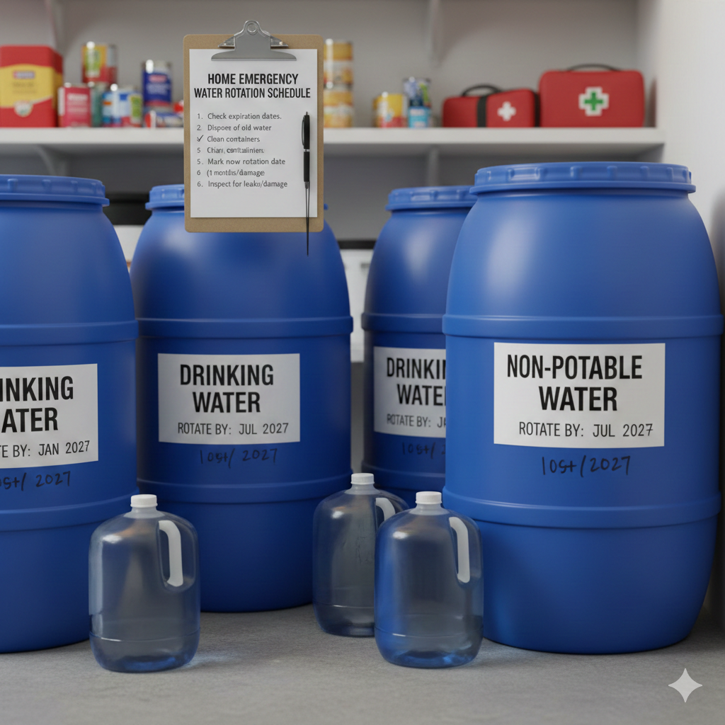 water rotation checklist