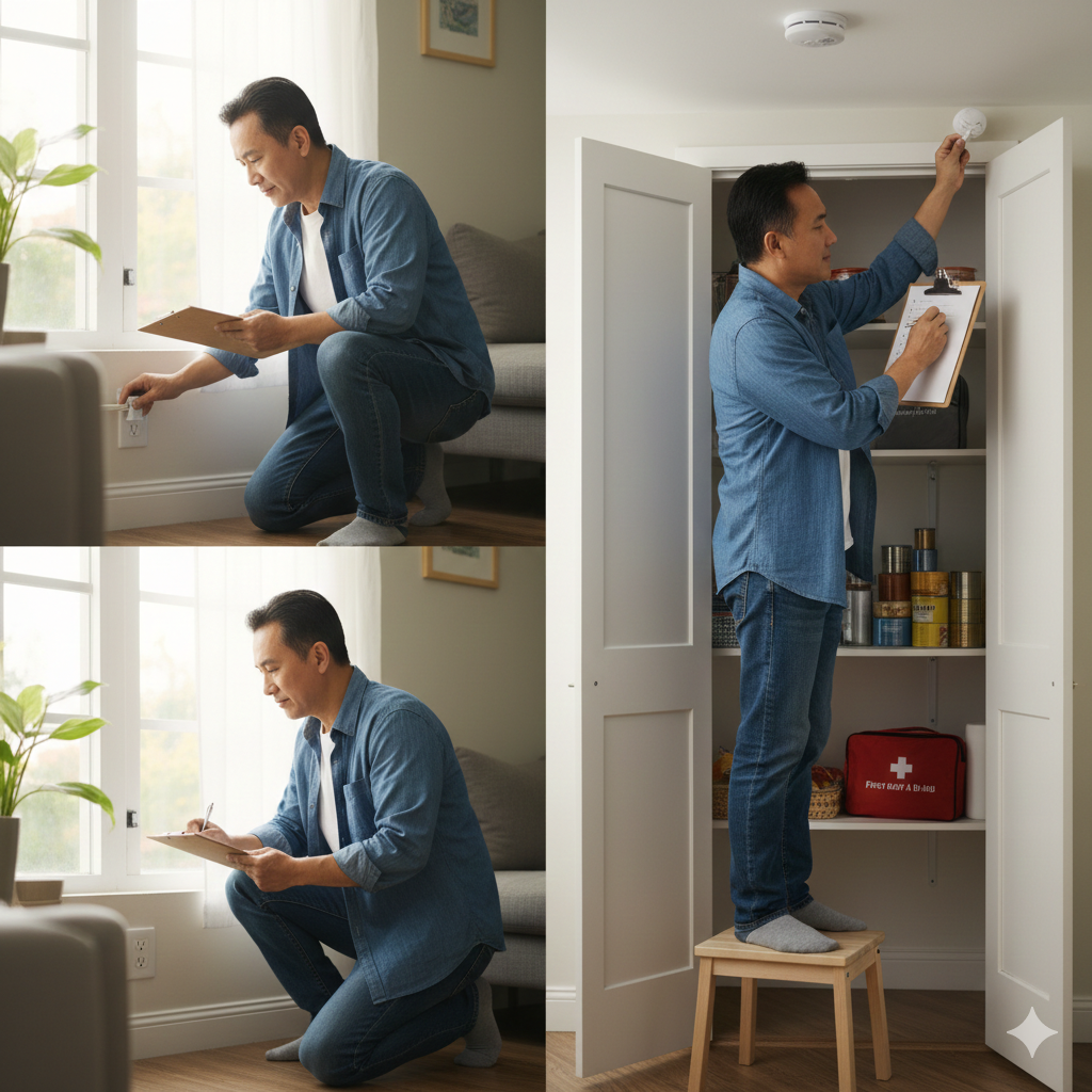 home safety audit checklist walkthrough